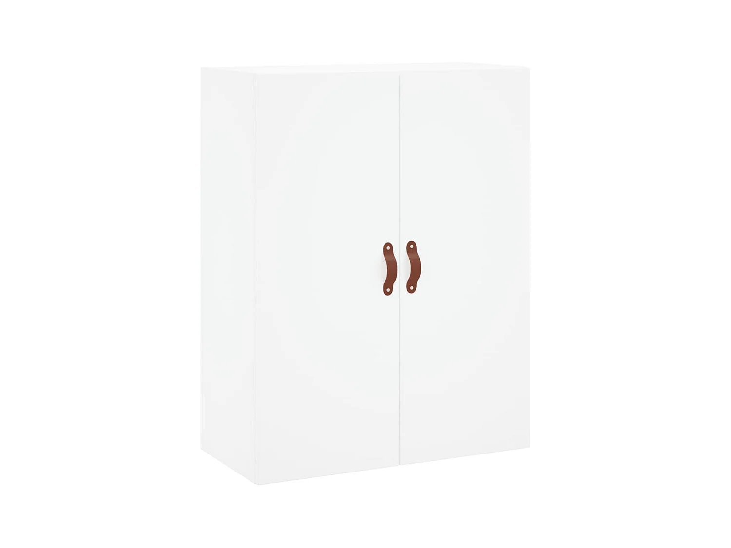 Wit hoog dressoir 69,5x34x180 cm Technisch hout