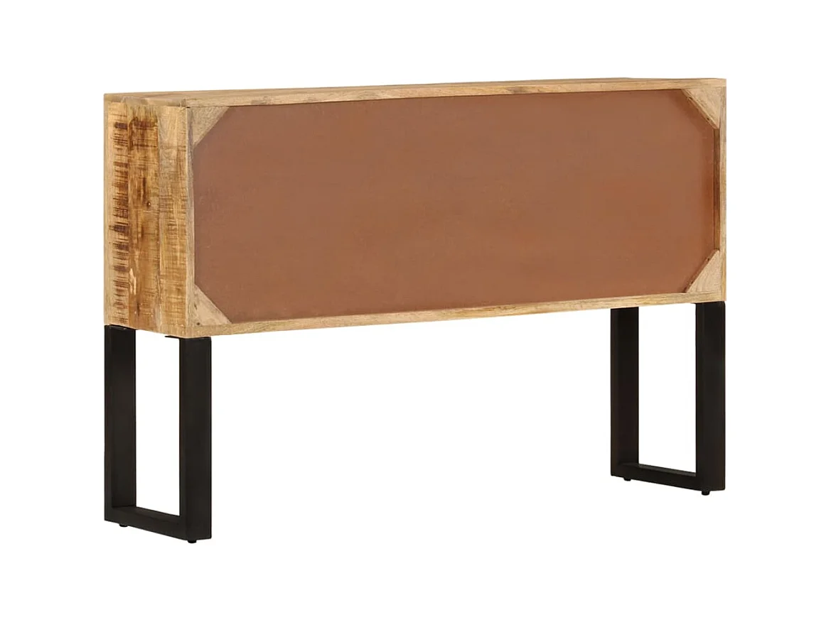 Buffet 110x30x74 cm Bois de manguier brut