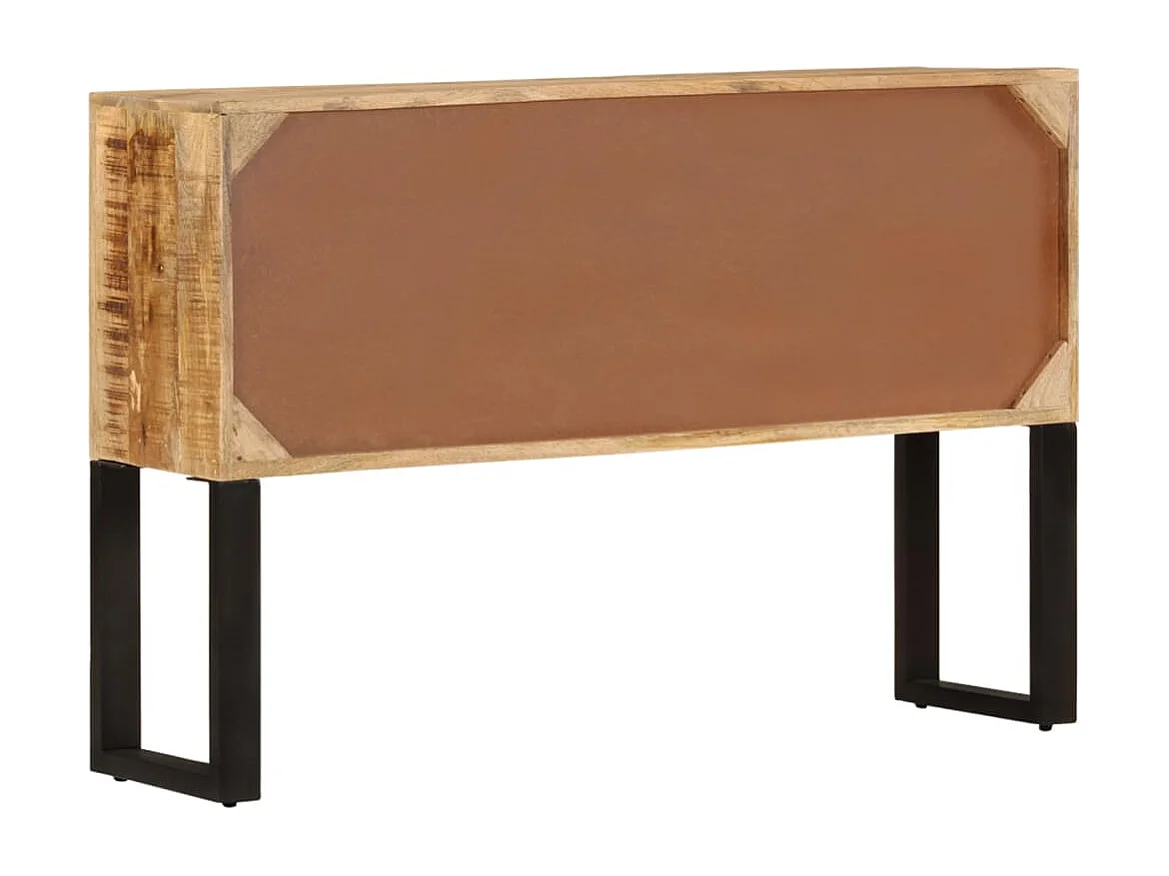 Sideboard 110x30x74 cm Rohes Mangoholz