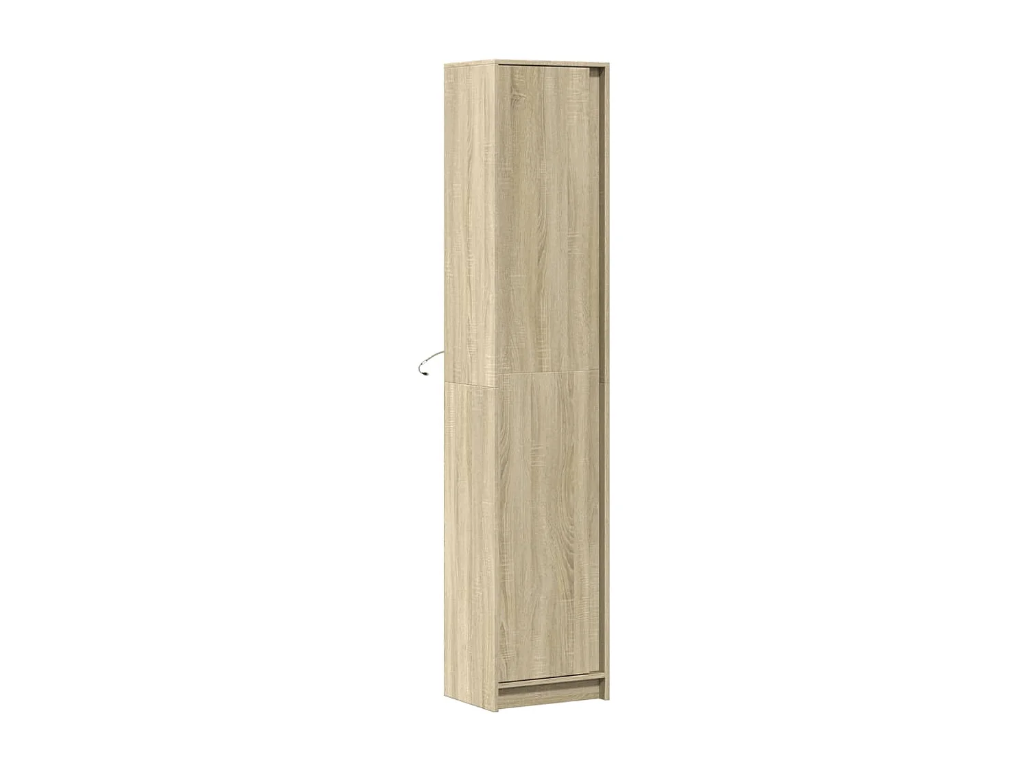 Hoog LED dressoir Sonoma eiken 41,5x32,5x200 cm bewerkt hout