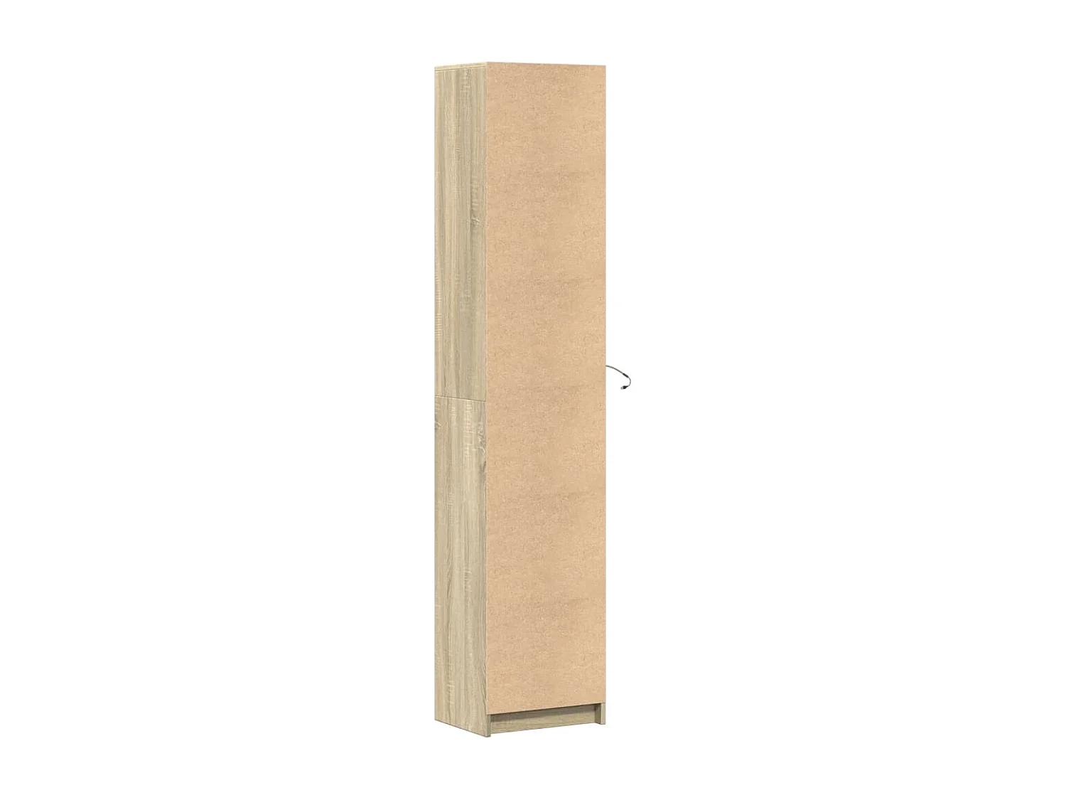 Hoog LED dressoir Sonoma eiken 41,5x32,5x200 cm bewerkt hout
