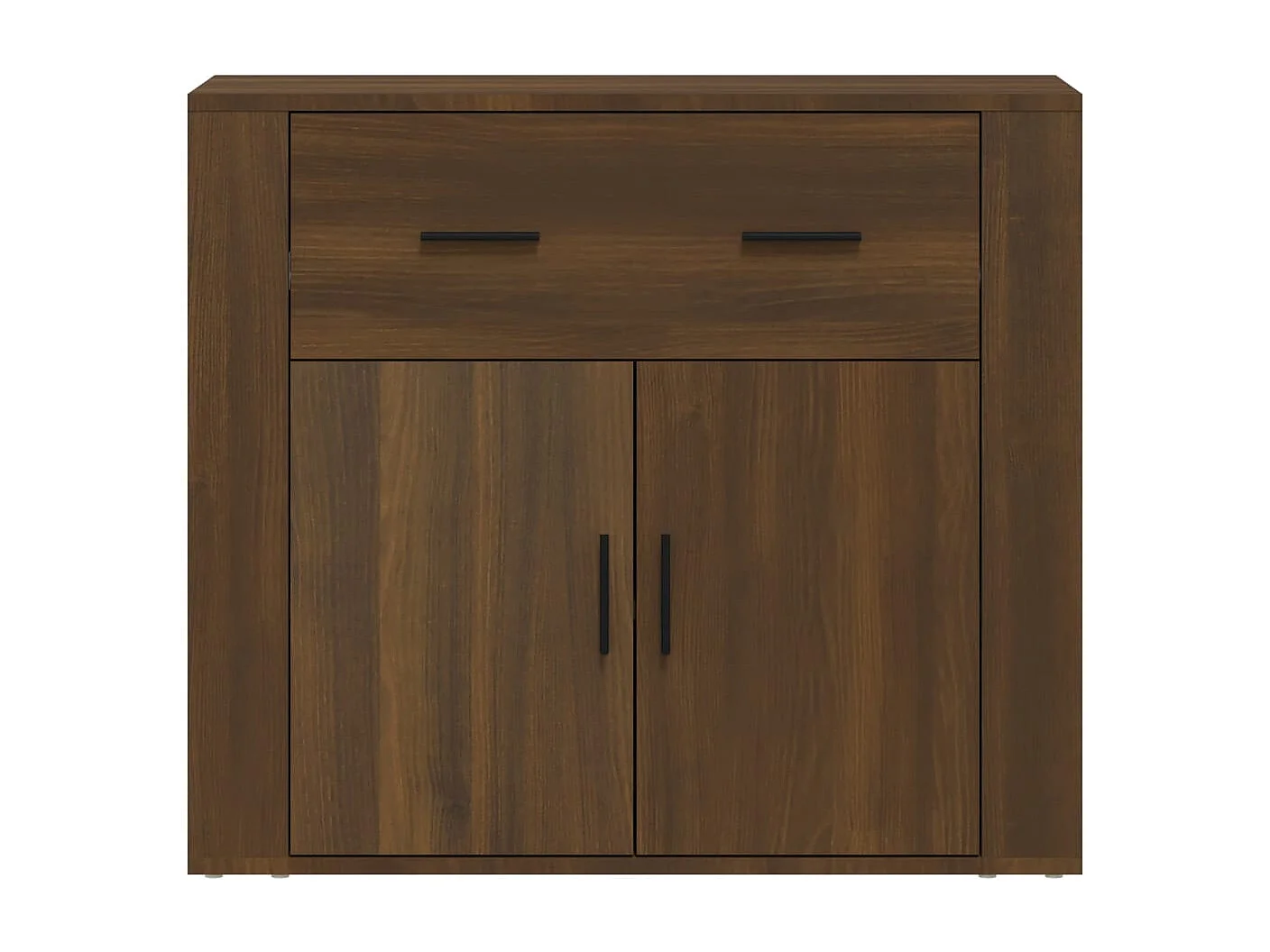 Credenza Rovere Marrone 80x33x70 cm Legno ingegnerizzato