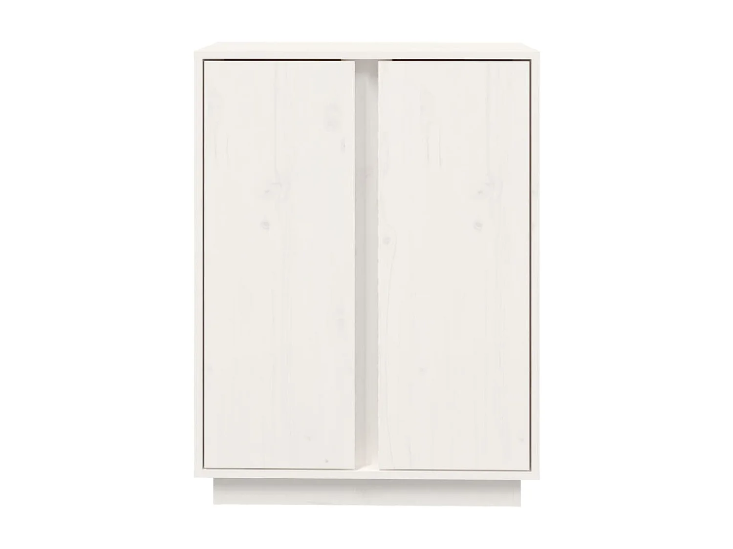 Wit dressoir 60x35x80 cm massief grenenhout