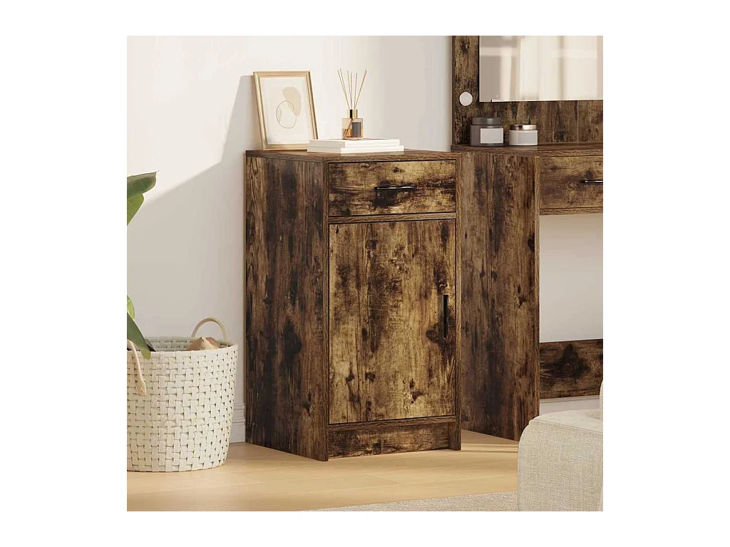 Buffet Chêne fumé 40 x 40.5 x 75 cm Bois d'ingénierie