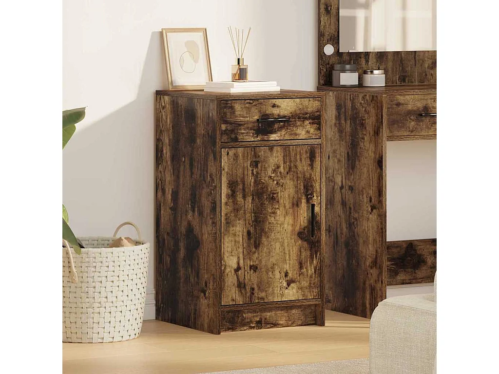 Buffet Chêne fumé 40 x 40.5 x 75 cm Bois d'ingénierie