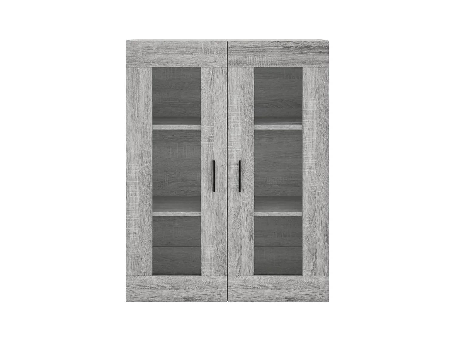 Sonoma hoog dressoir grijs 69,5x34x180 cm Technisch hout