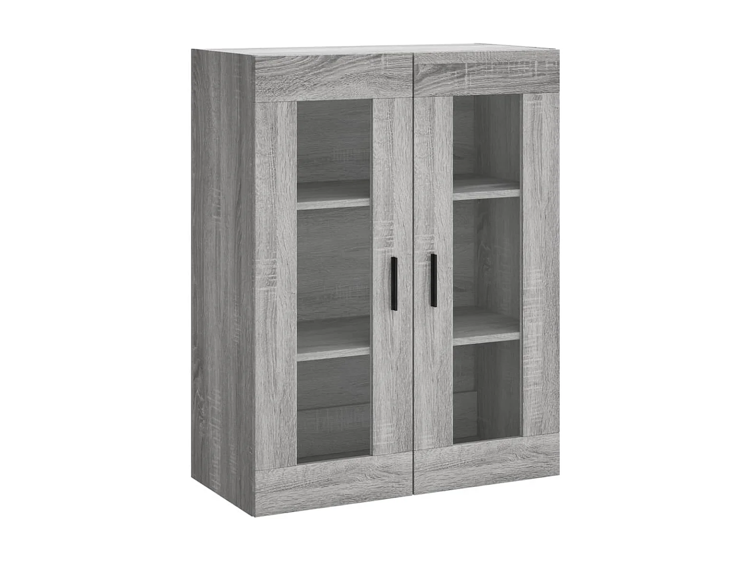 Buffet haut Sonoma gris 69,5x34x180 cm Bois d'ingénierie