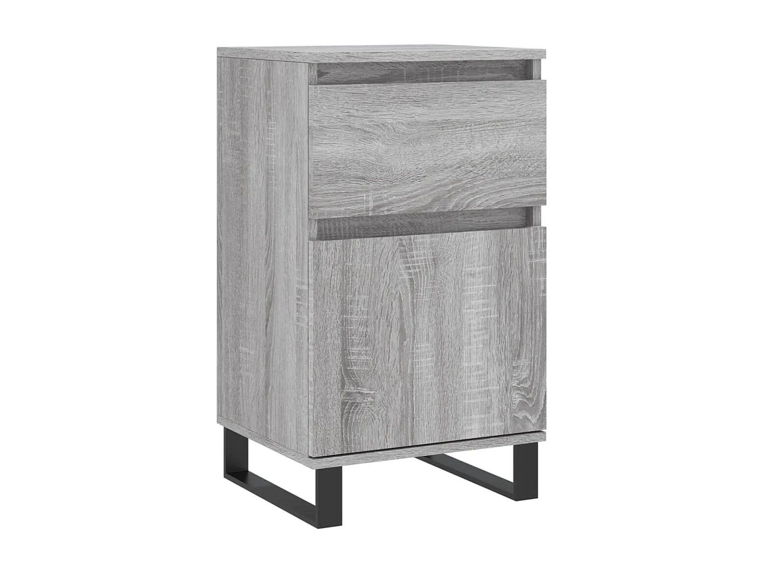 Buffets 2 pcs sonoma gris 40x35x70 cm bois d'ingénierie