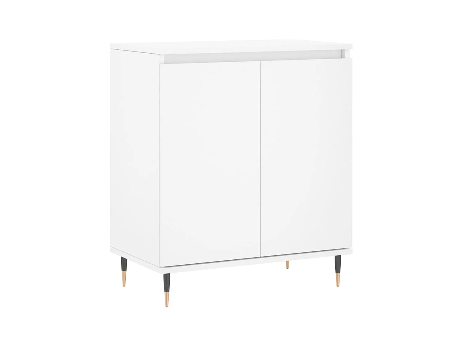 Credenza bianca 60x35x70 cm in legno ingegnerizzato