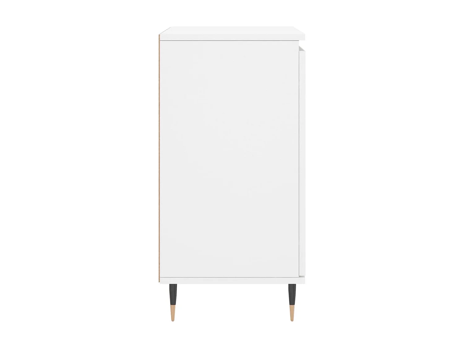 Credenza bianca 60x35x70 cm in legno ingegnerizzato