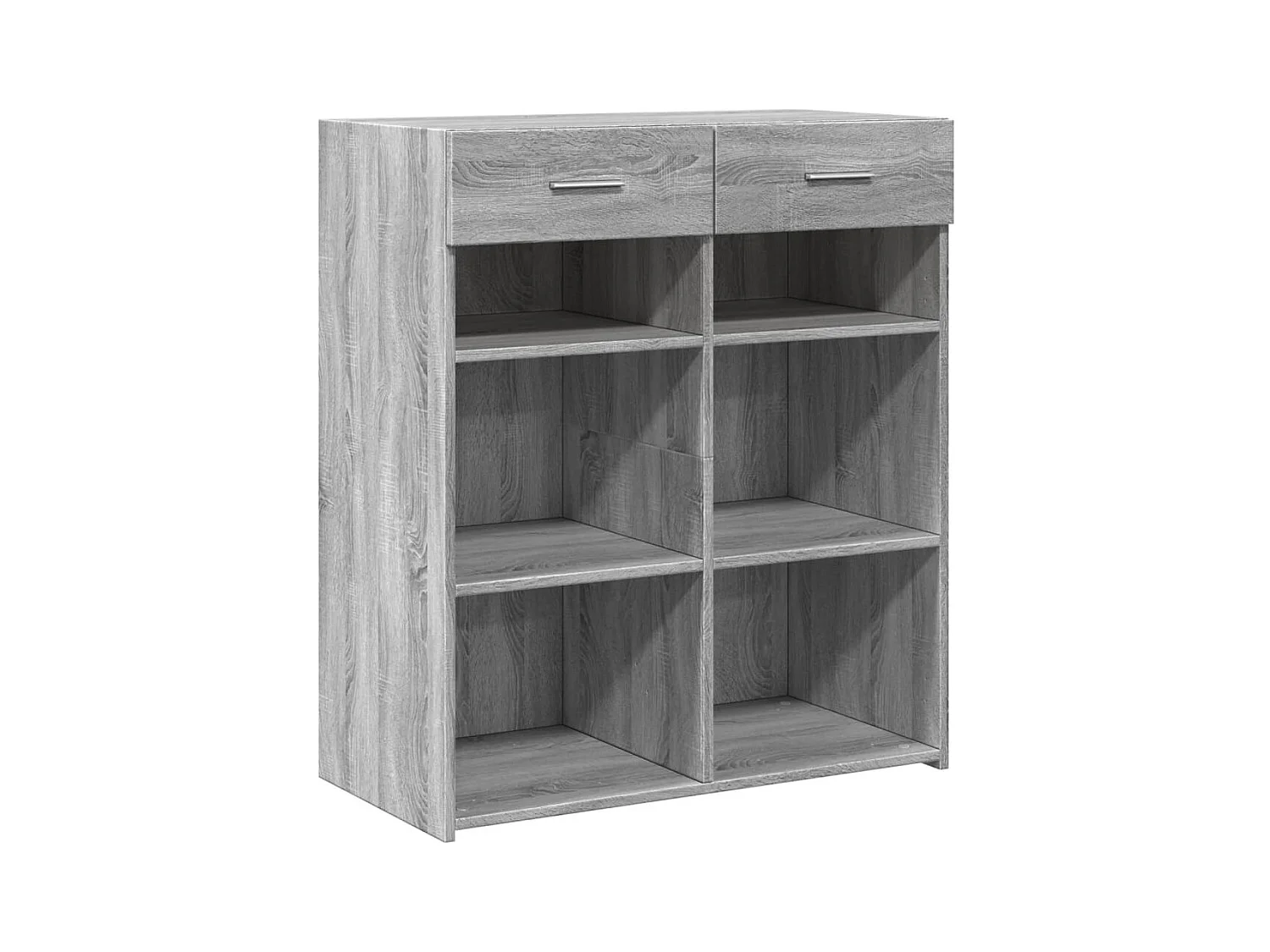 Buffet sonoma gris 80x42,5x93 cm bois d'ingénierie