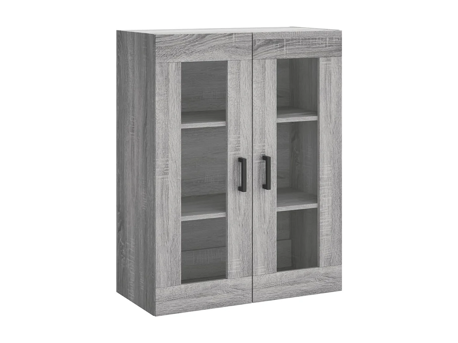 Buffet haut Sonoma gris 69,5x34x180 cm Bois d'ingénierie