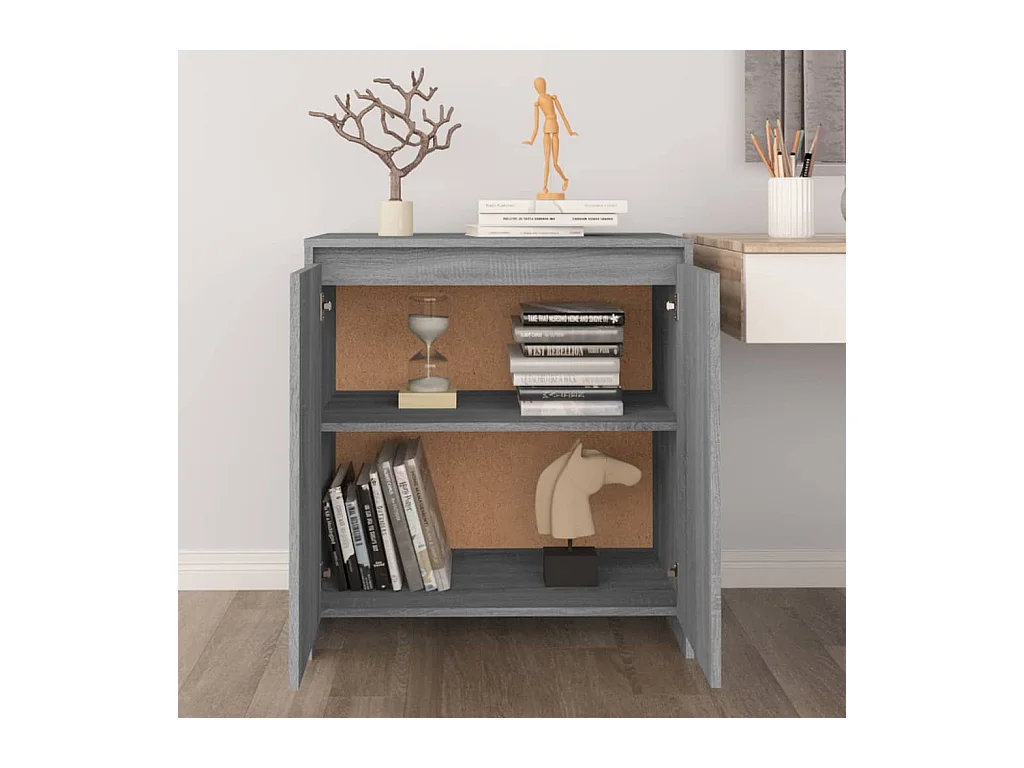 Buffet Sonoma gris 70x41x75 cm Bois d'ingénierie