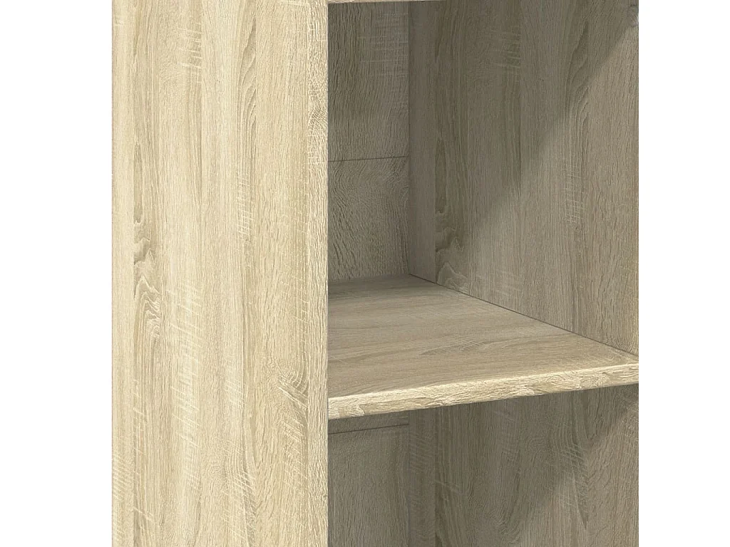 Buffet chêne sonoma 30x41x124 cm bois d'ingénierie