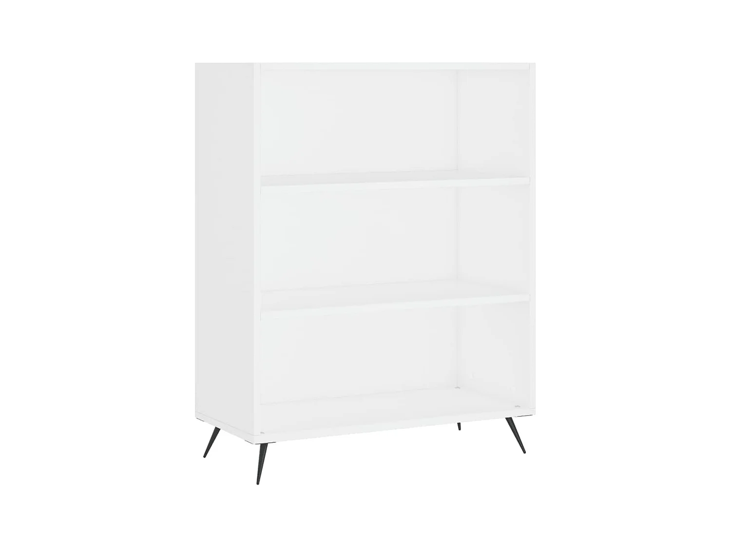 Wit hoog dressoir 69,5x34x180 cm Technisch hout