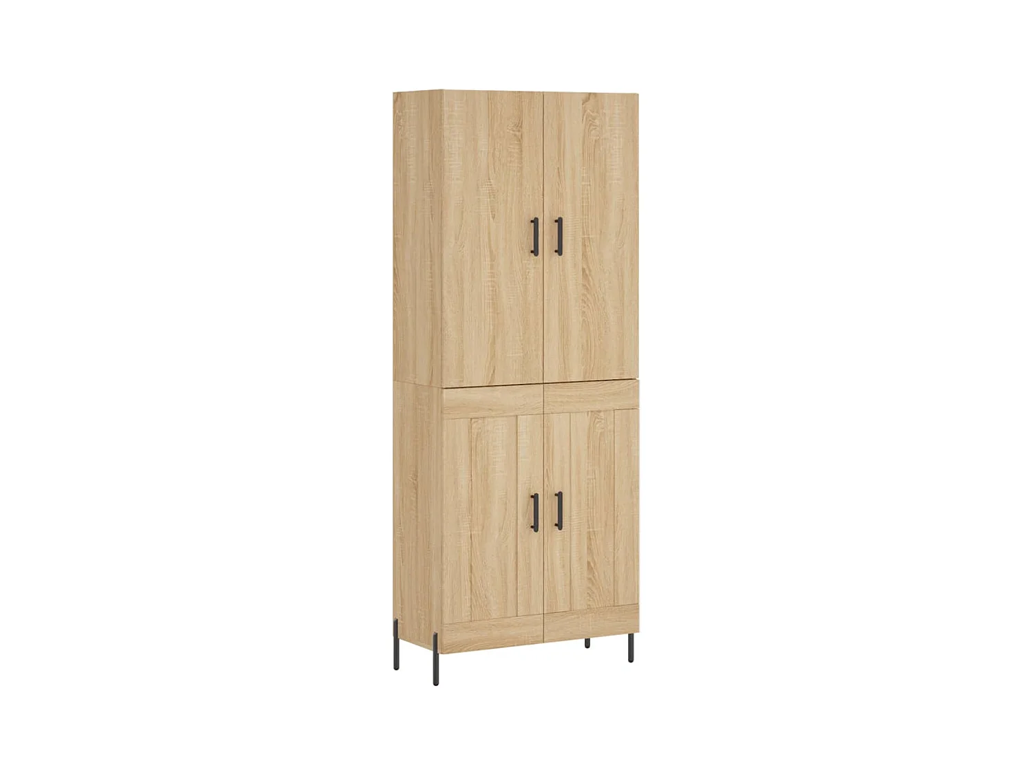 Buffet haut Chêne sonoma 69,5x34x180 cm Bois d'ingénierie