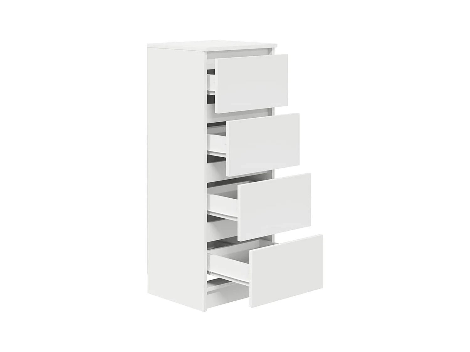 Buffet blanc 37,5x35x99 cm bois d'ingénierie