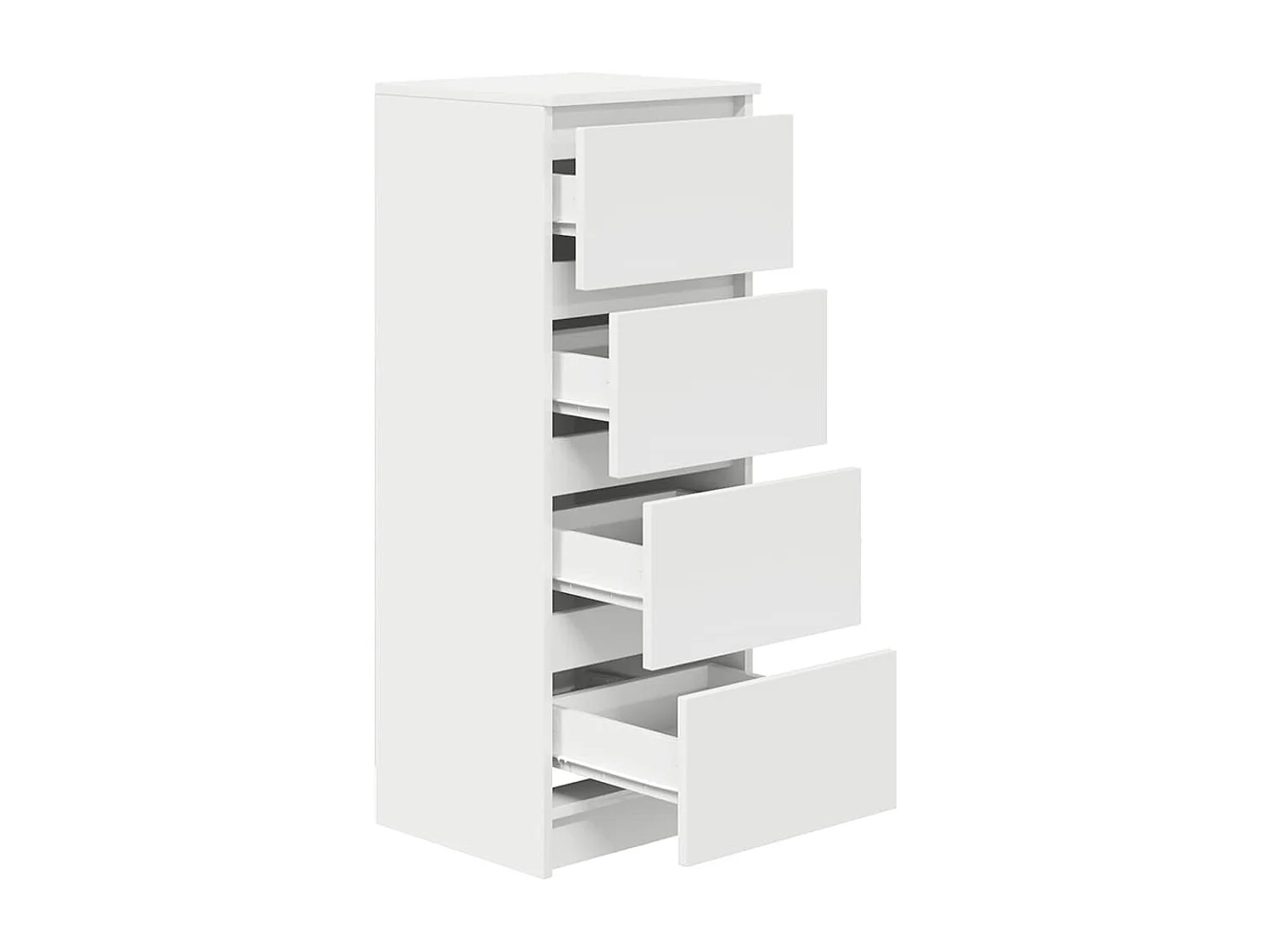 Buffet blanc 37,5x35x99 cm bois d'ingénierie