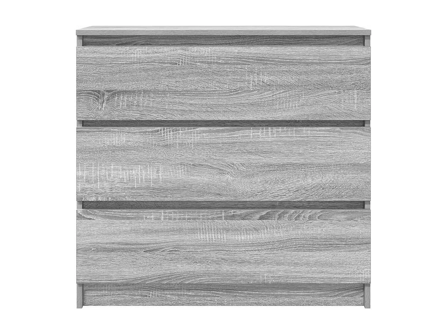 Credenza Sonoma grigia 80x35x76 cm in legno ingegnerizzato