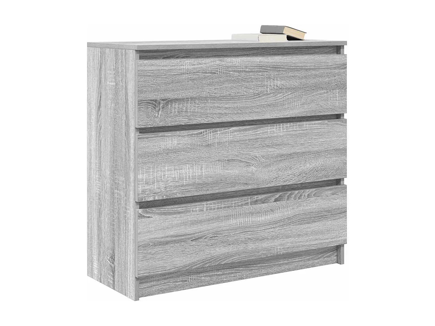 Buffet sonoma gris 80x35x76 cm bois d'ingénierie