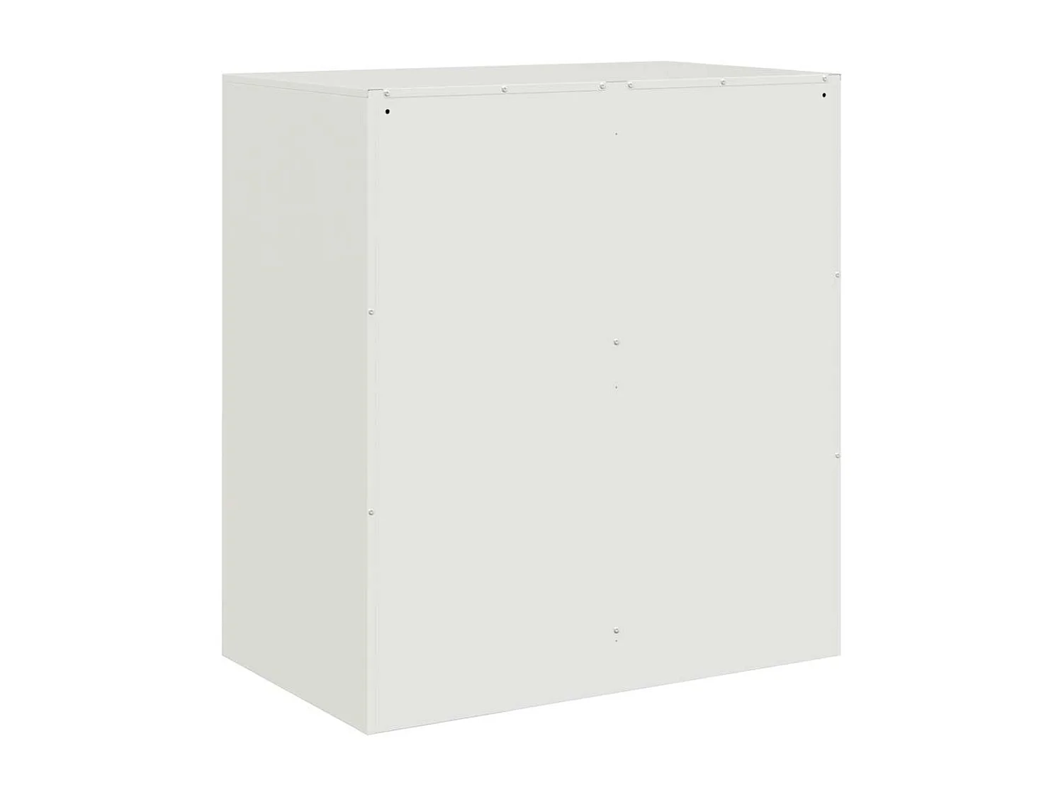 Buffet blanc 67x39x73 cm acier
