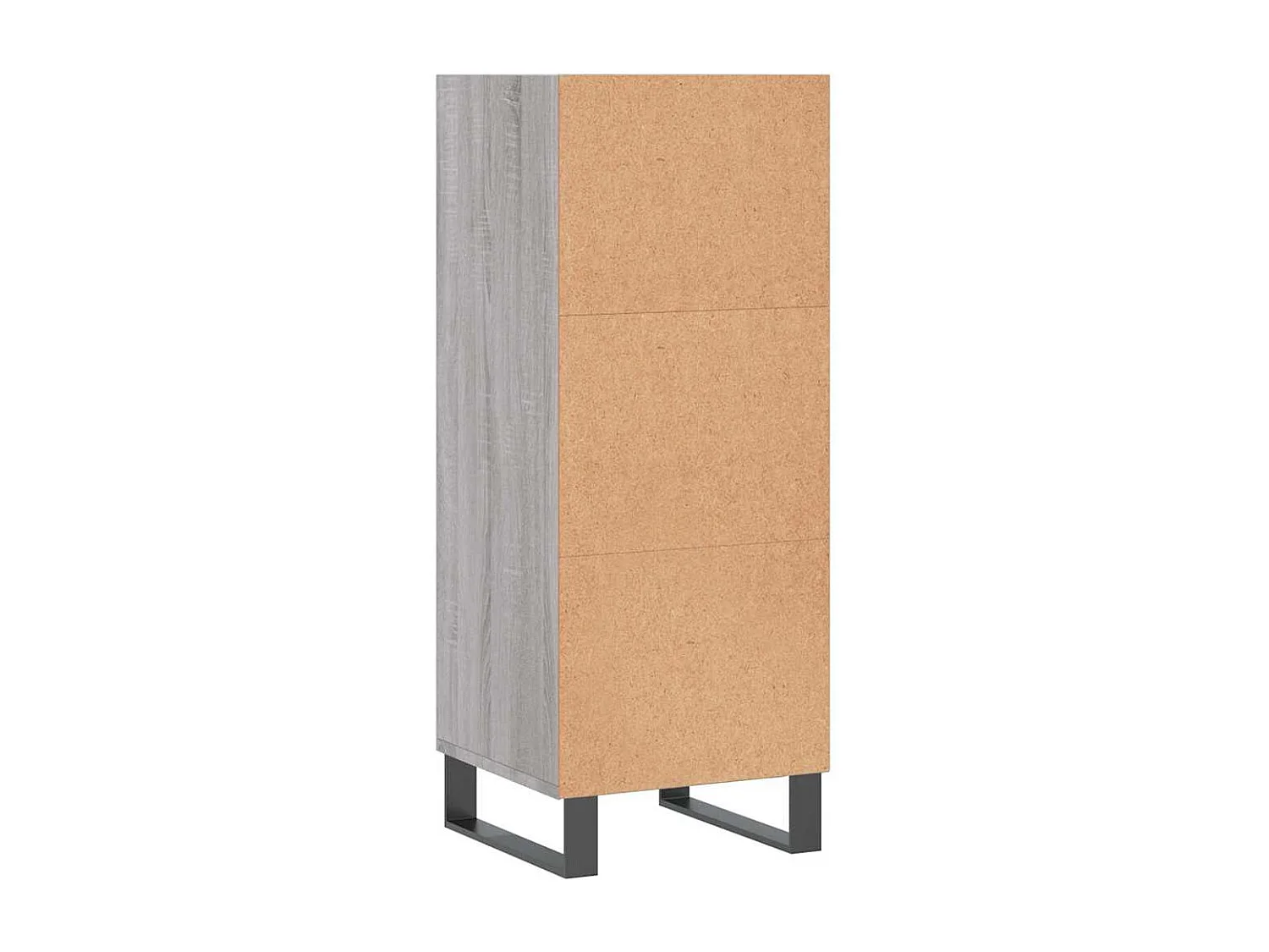 Buffet sonoma gris 34,5x32,5x90 cm bois d'ingénierie