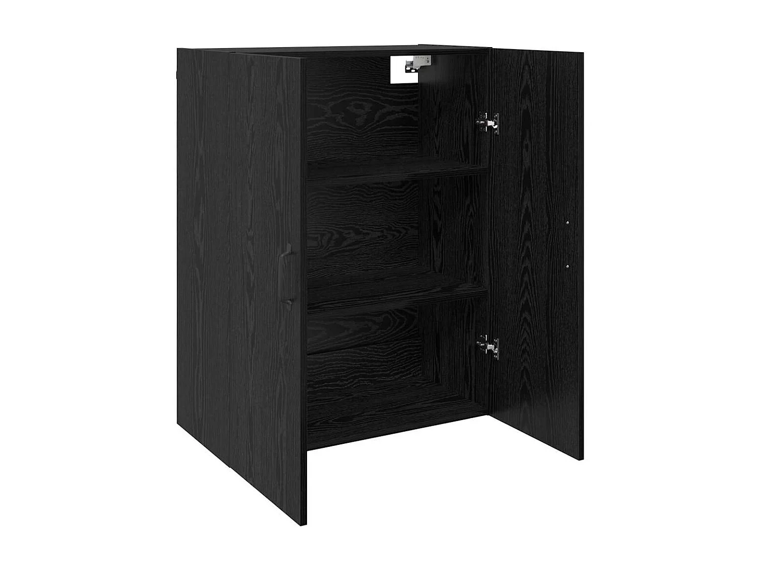 Pensili 2 pezzi Rovere Nero 69,5 x 34 x 90 cm