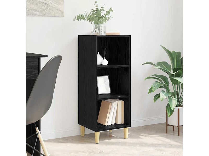 Buffet Chêne noir 32.5 x 34.5 x 90 cm Bois d'ingénierie