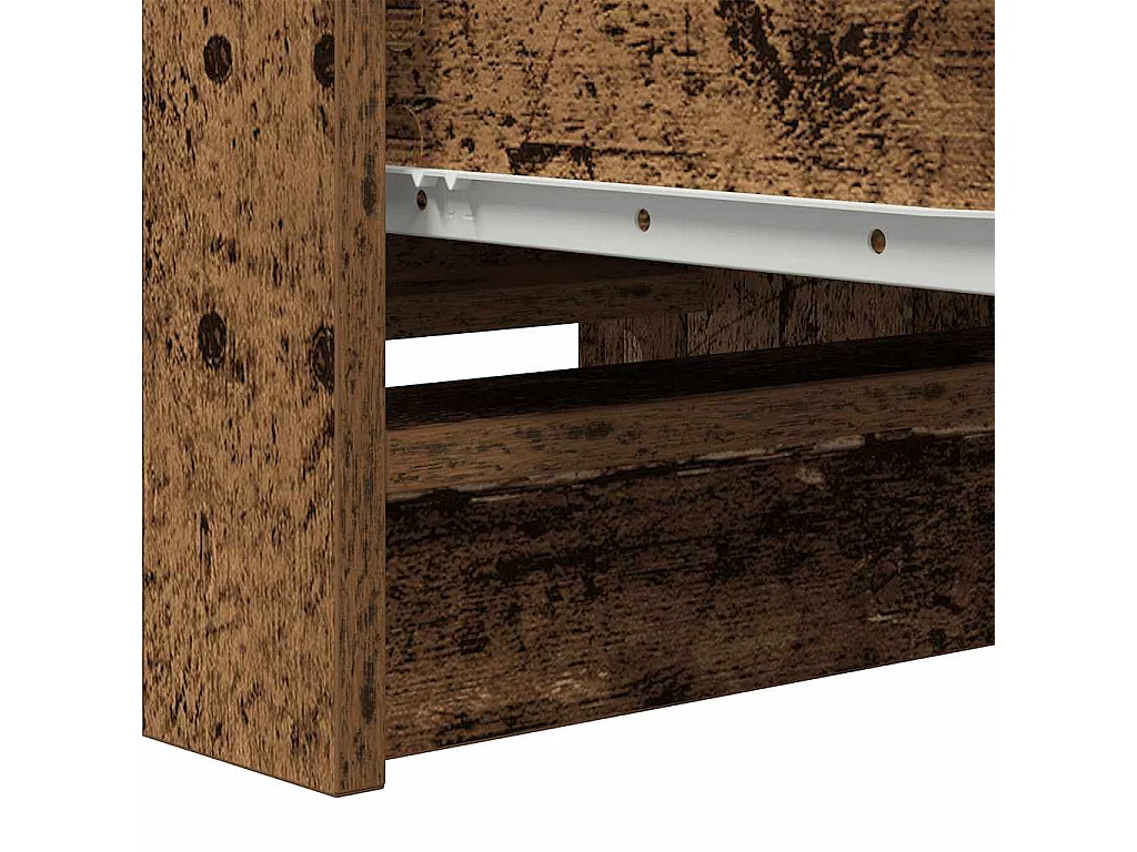 Aparador de madera antigua 37,5x35x99 cm madera contrachapada