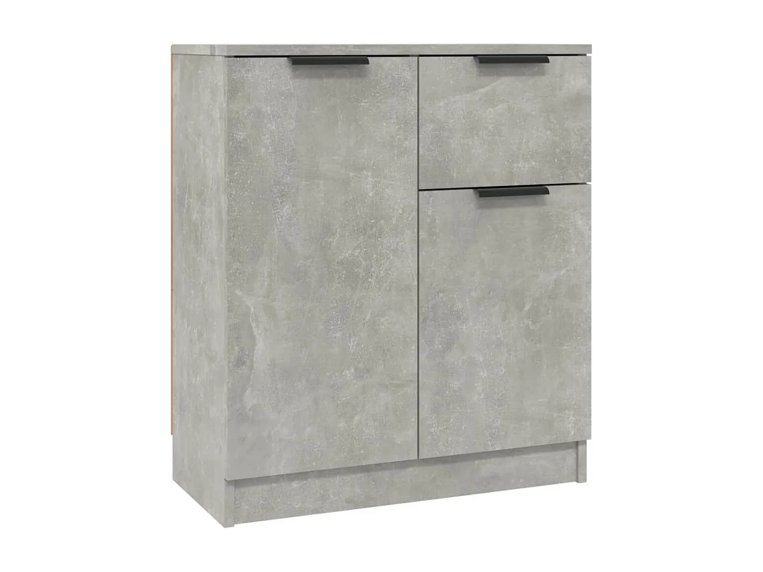 Buffets 2 pcs Gris béton 60x30x70 cm Bois d'ingénierie