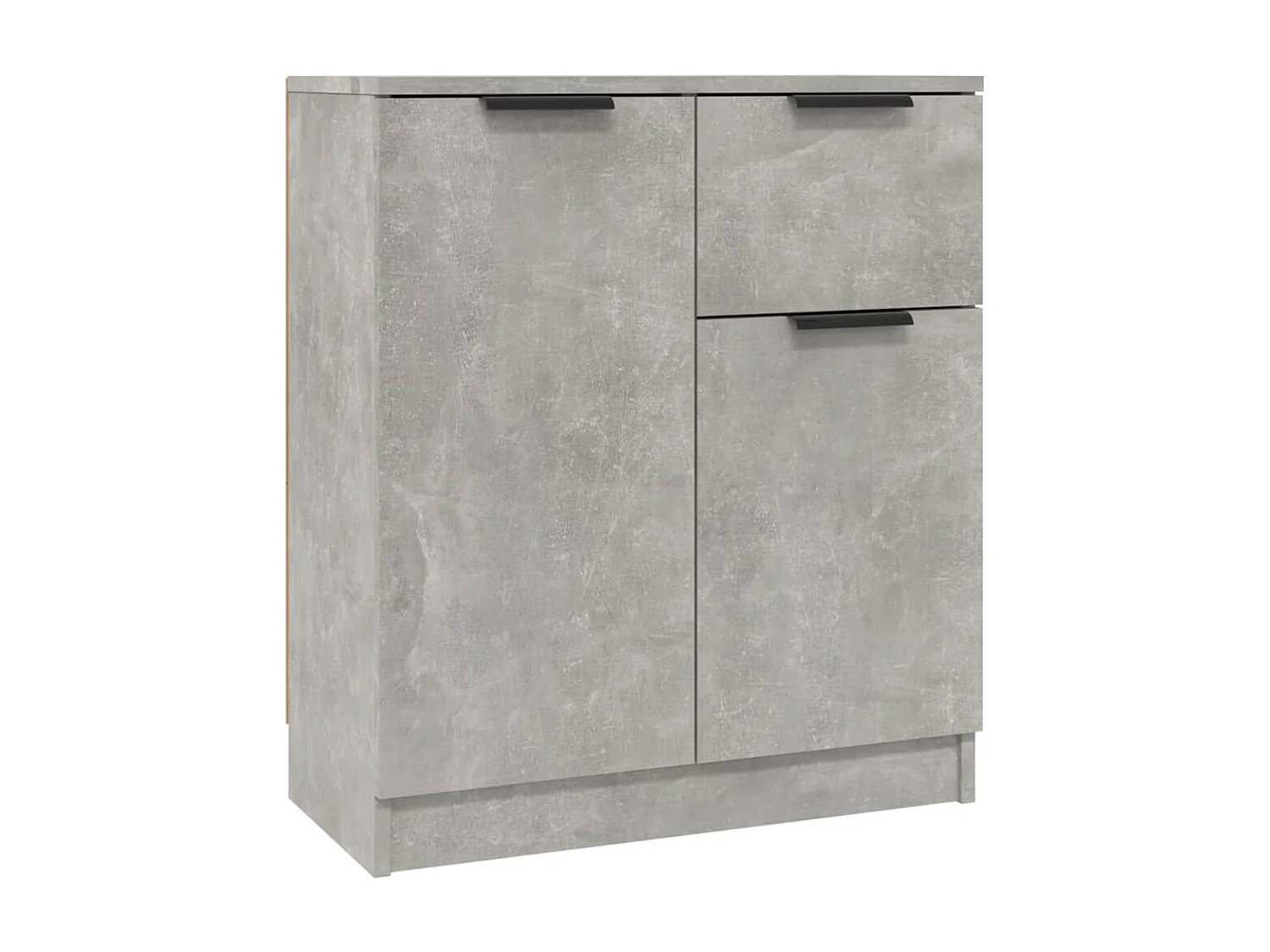 Buffets 2 pcs Gris béton 60x30x70 cm Bois d'ingénierie