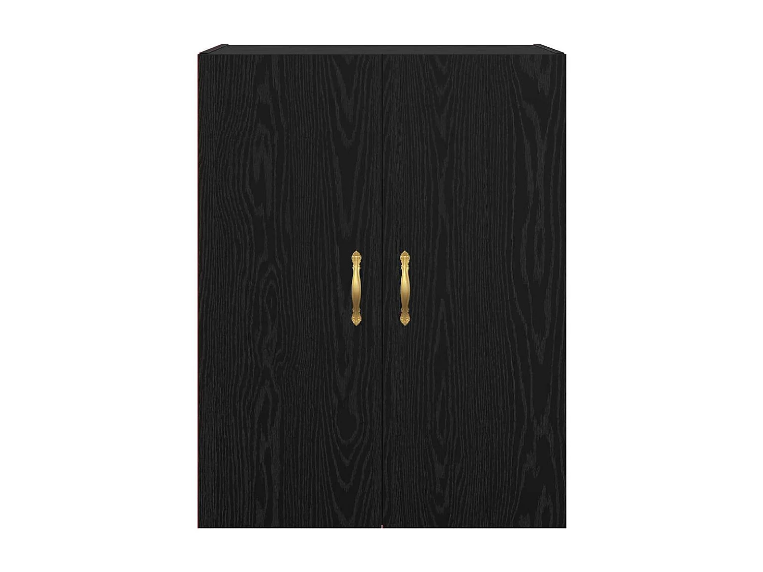 Pensili 2 pezzi Rovere Nero 69,5 x 34 x 90 cm