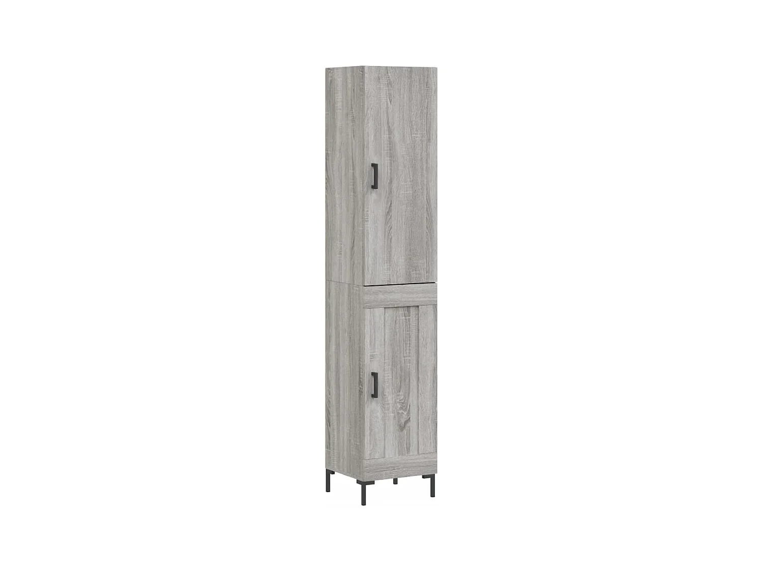 Buffet haut Sonoma gris 34,5x34x180 cm Bois d'ingénierie