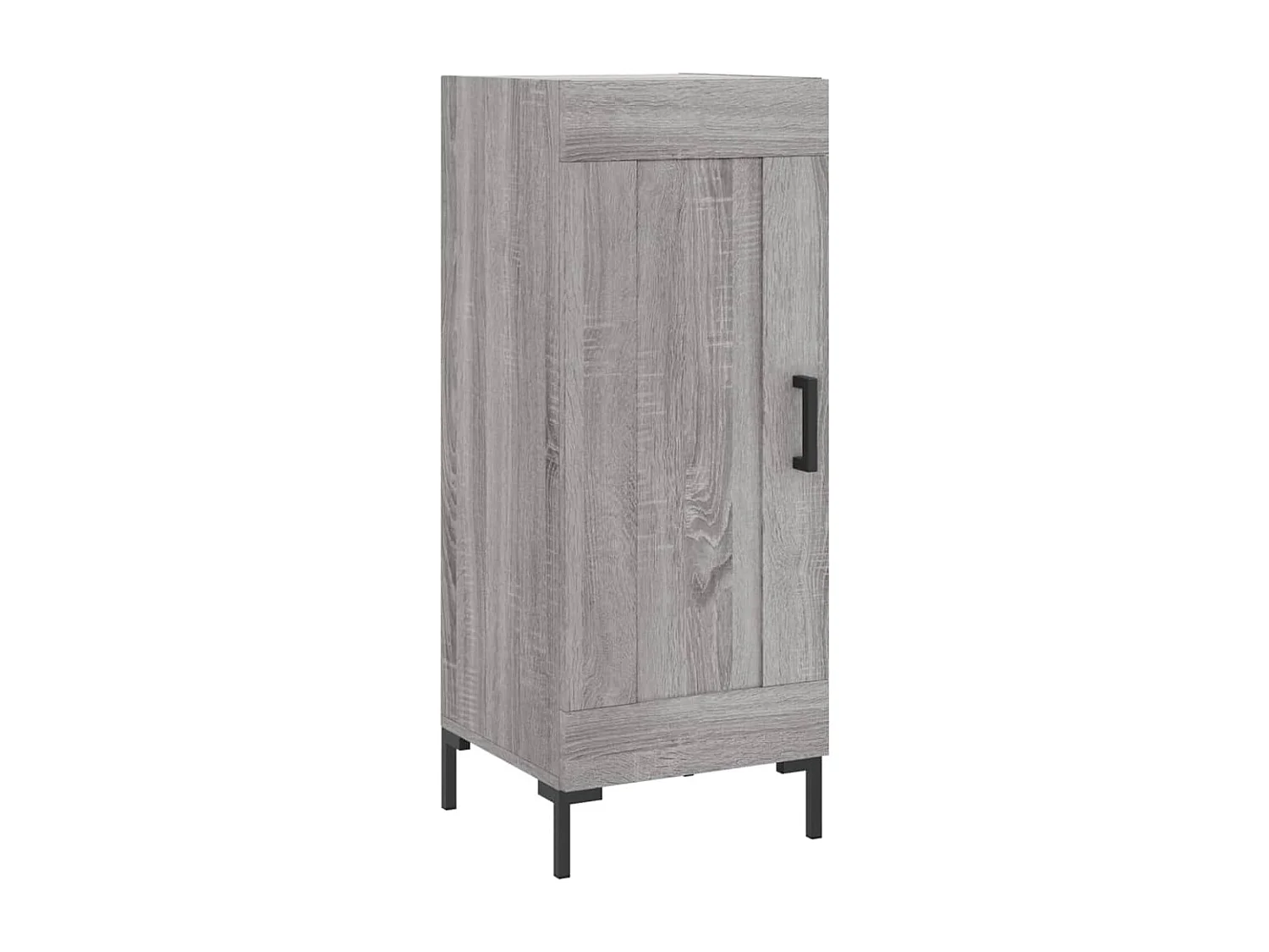 Buffet haut Sonoma gris 34,5x34x180 cm Bois d'ingénierie
