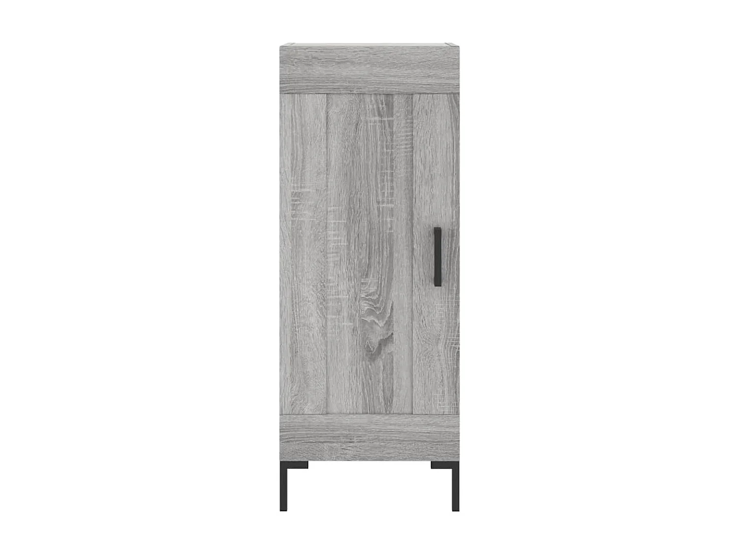 Buffet haut Sonoma gris 34,5x34x180 cm Bois d'ingénierie
