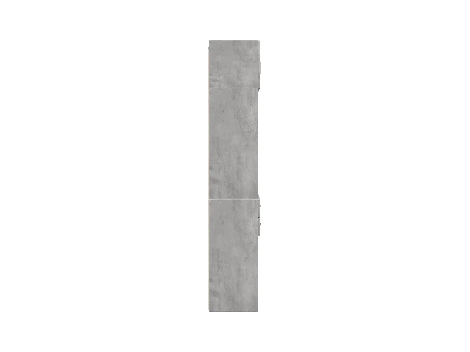 Mobile contenitore grigio cemento 70x42,5x225cm in legno ingegnerizzato