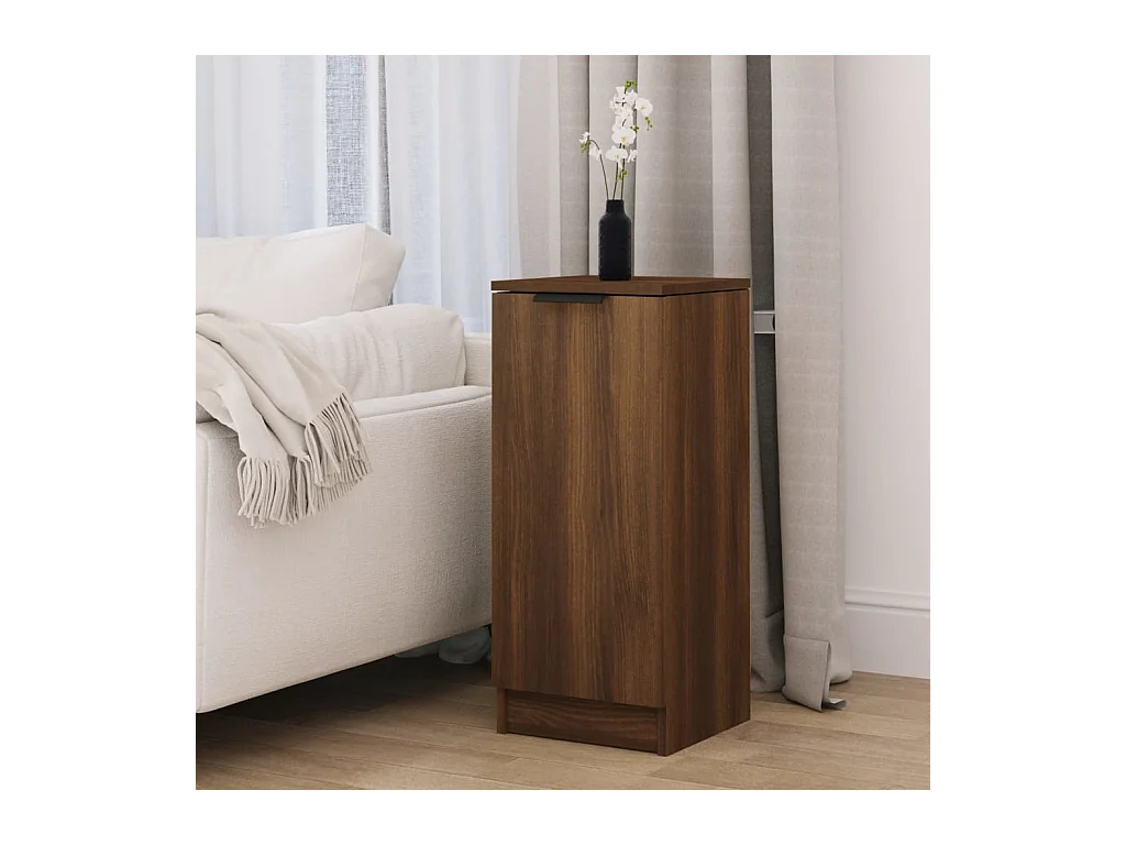 Sideboard Braune Eiche 30x30x70 cm Holzwerkstoff