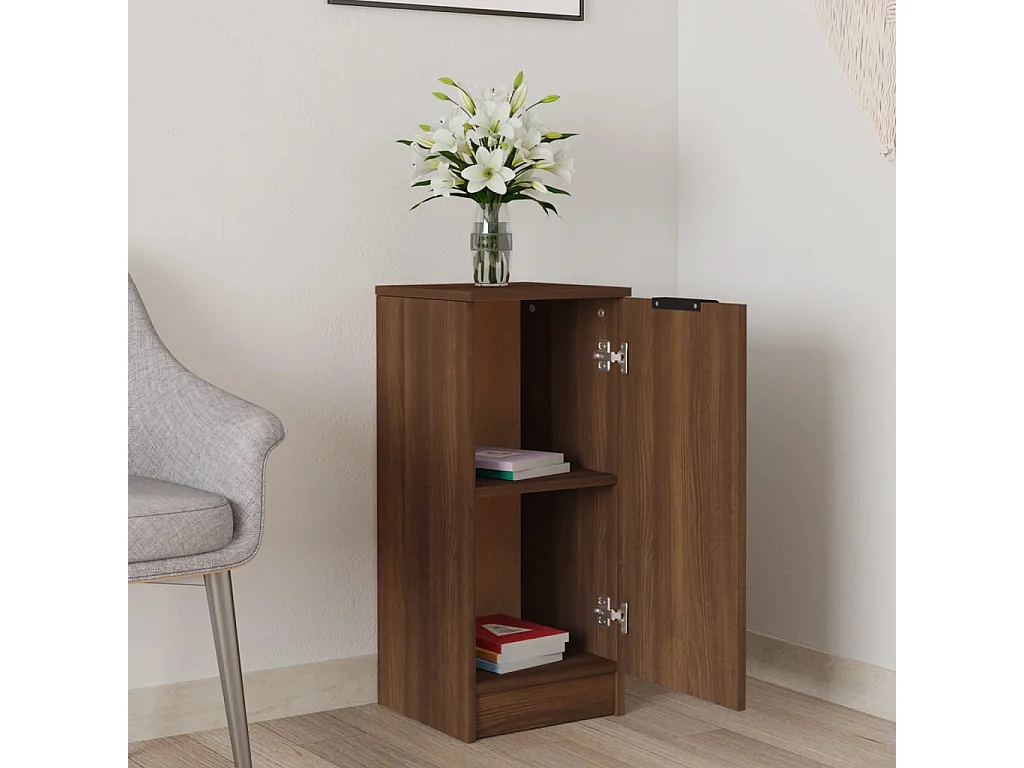 Sideboard Braune Eiche 30x30x70 cm Holzwerkstoff