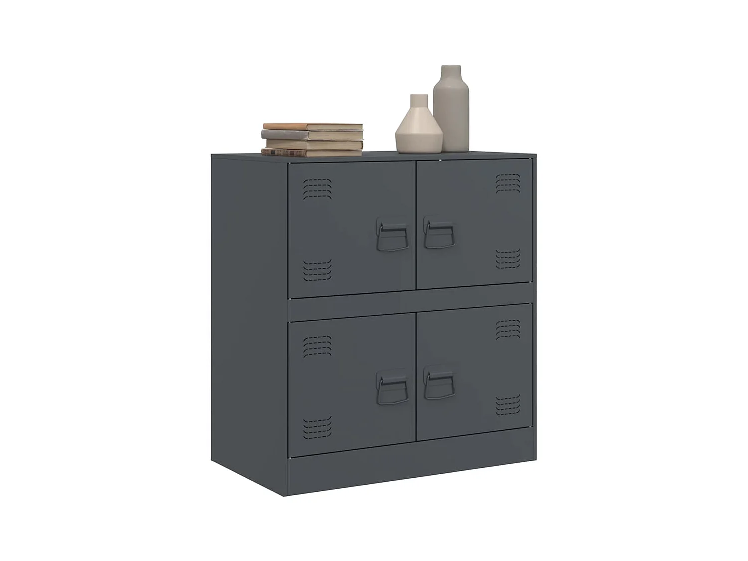 Buffet anthracite 67x39x73 cm acier