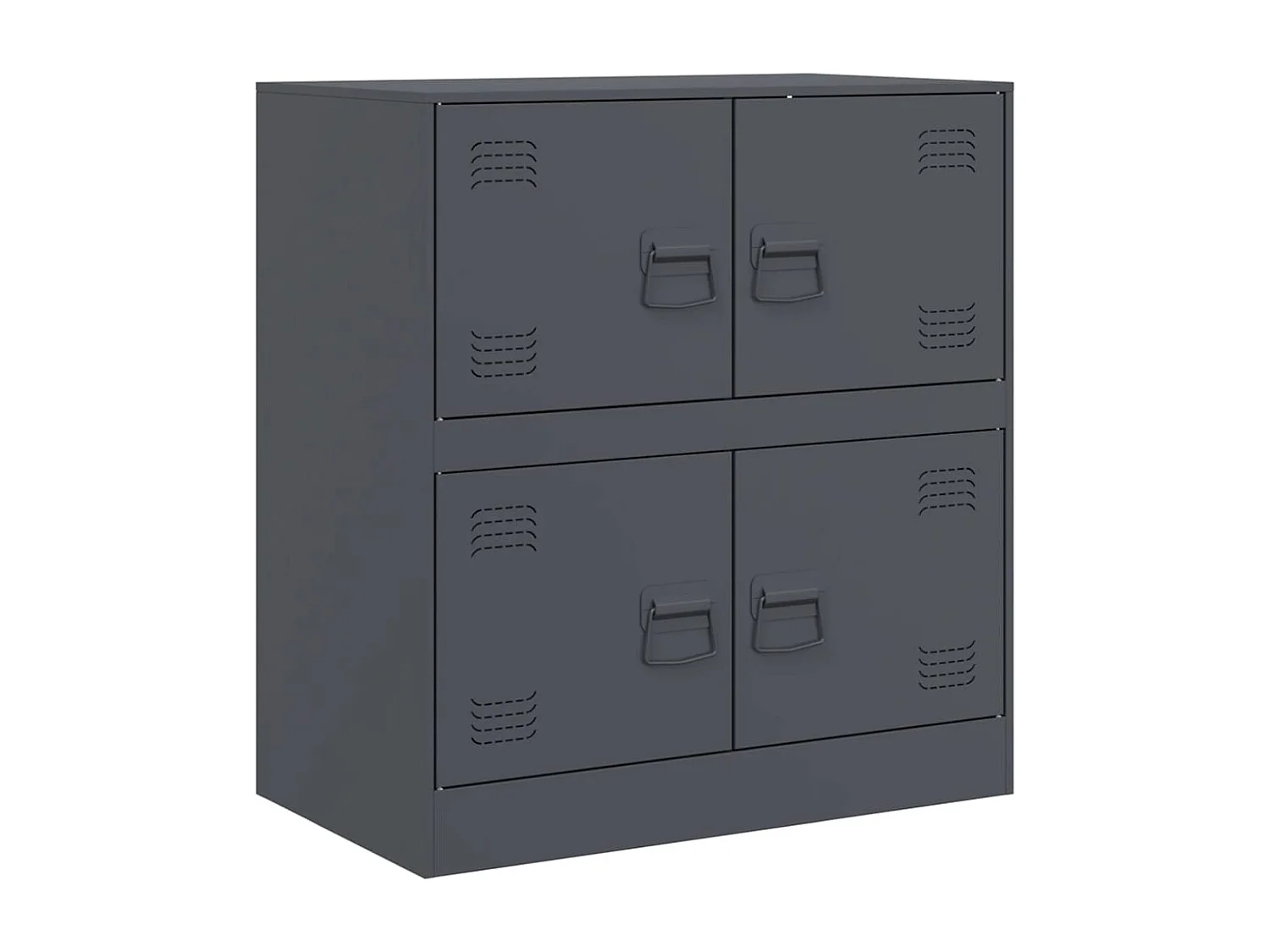 Buffet anthracite 67x39x73 cm acier