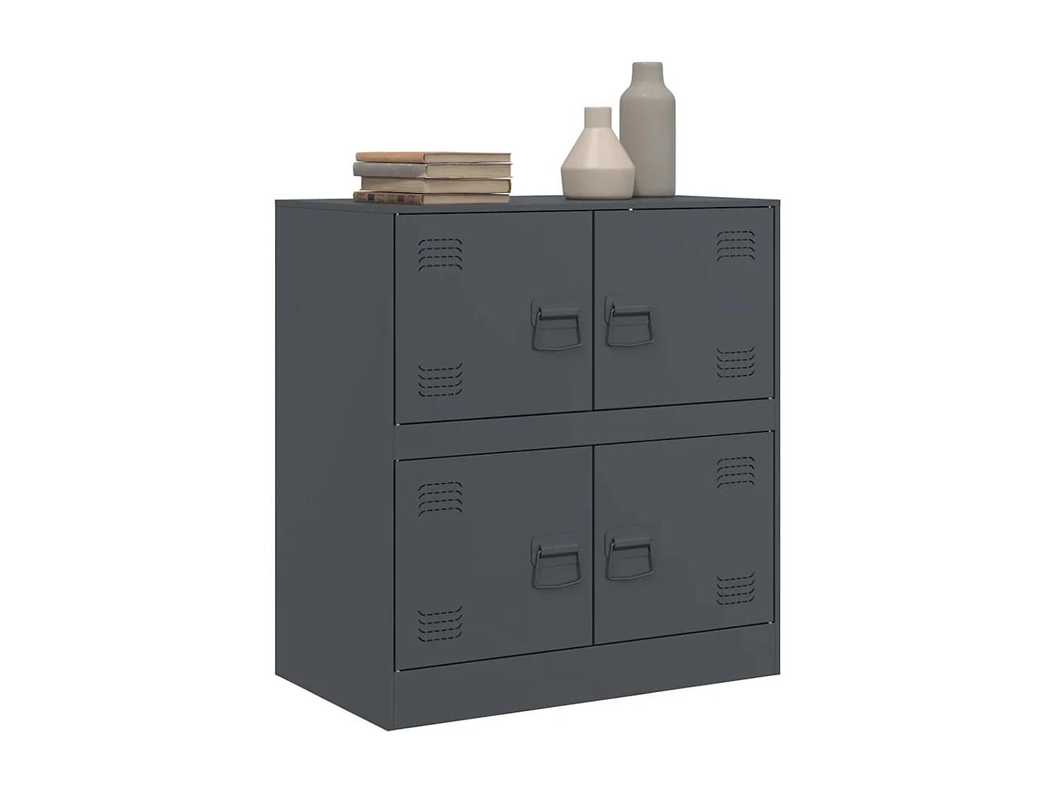 Buffet anthracite 67x39x73 cm acier