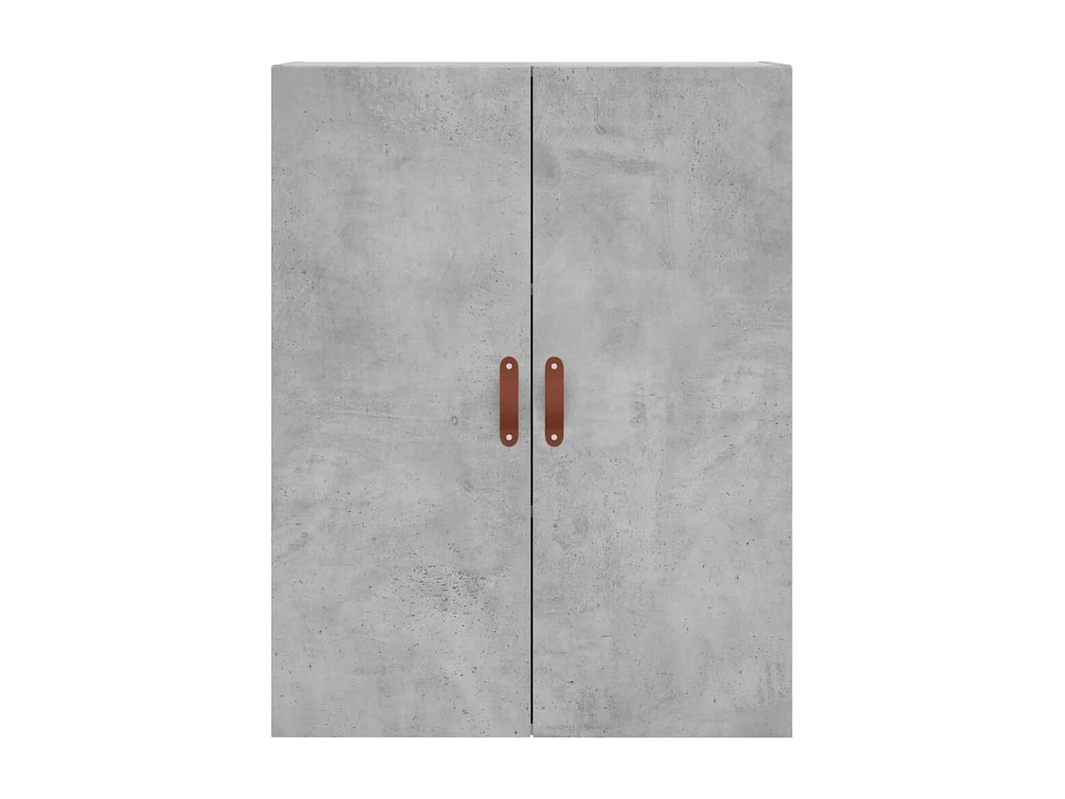 Buffet haut Gris béton 69,5x34x180 cm Bois d'ingénierie