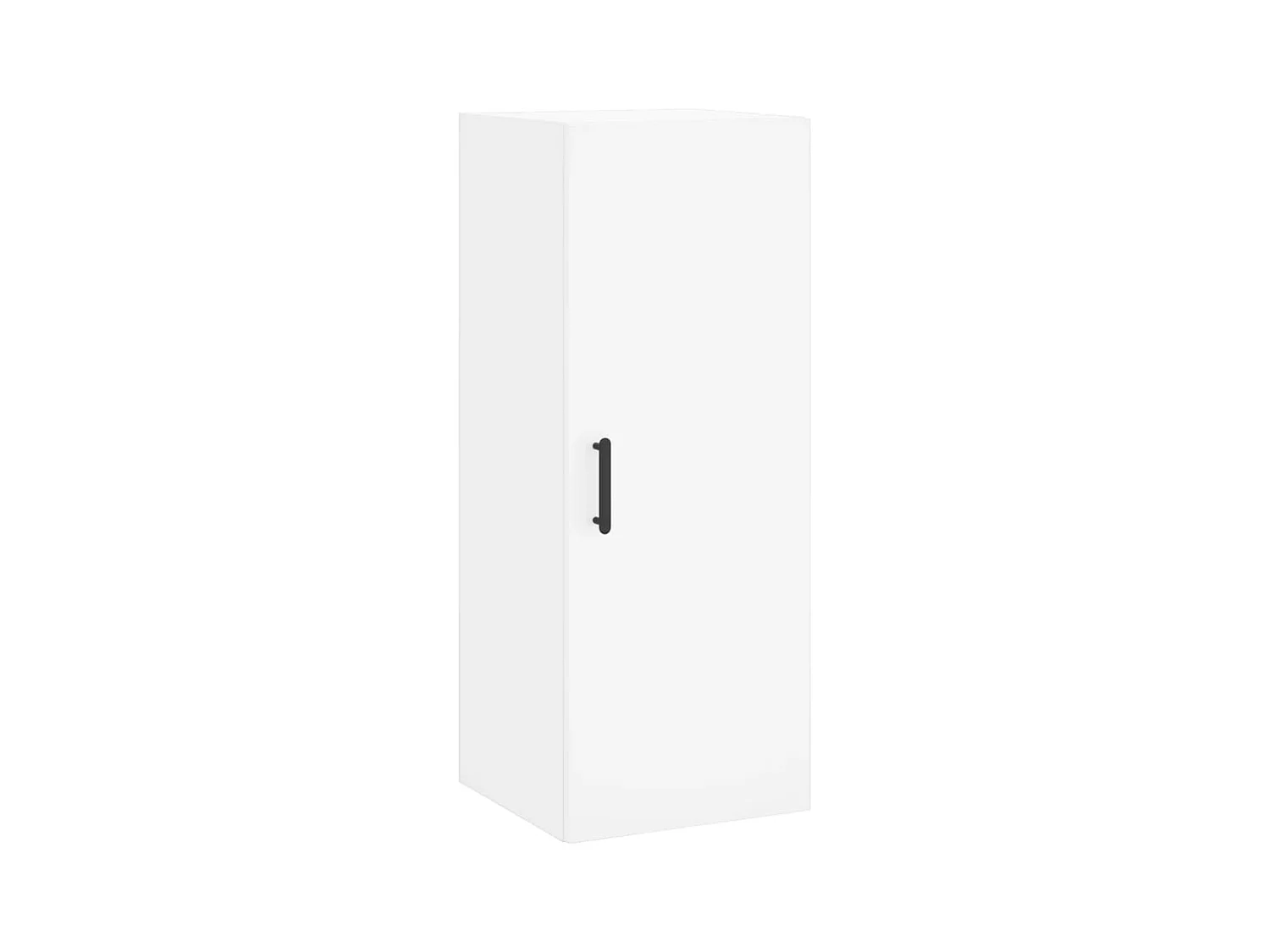 Wit hoog dressoir 34,5x34x180 cm Technisch hout