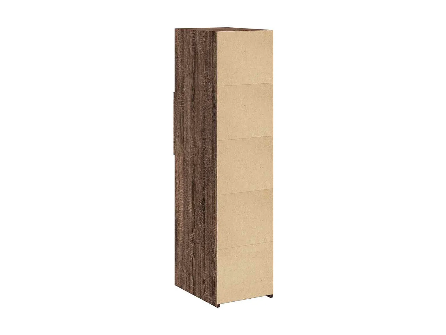 Buffet haut chêne marron 30x42,5x124 cm bois d'ingénierie