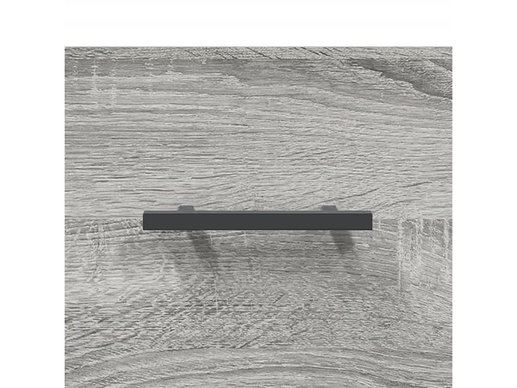 Credenza Sonoma grigia 69,5x34x90 cm in legno ingegnerizzato