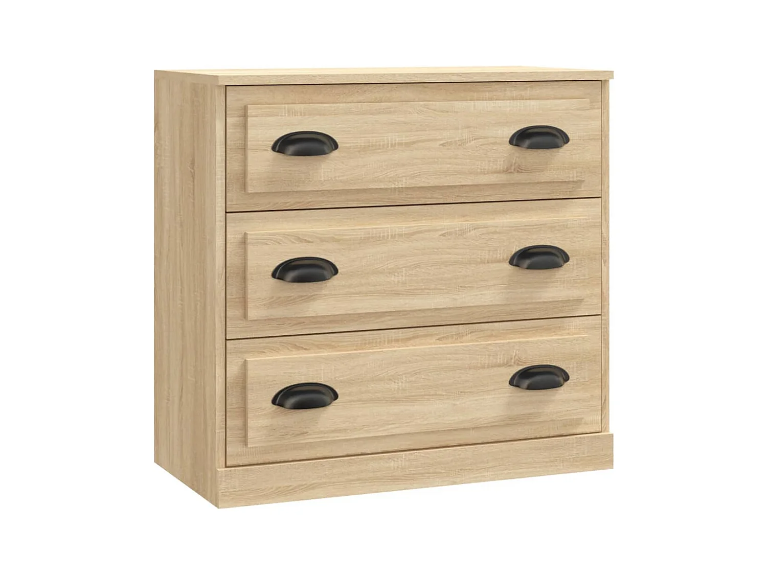 Buffets 3 pcs Chêne sonoma Bois d'ingénierie