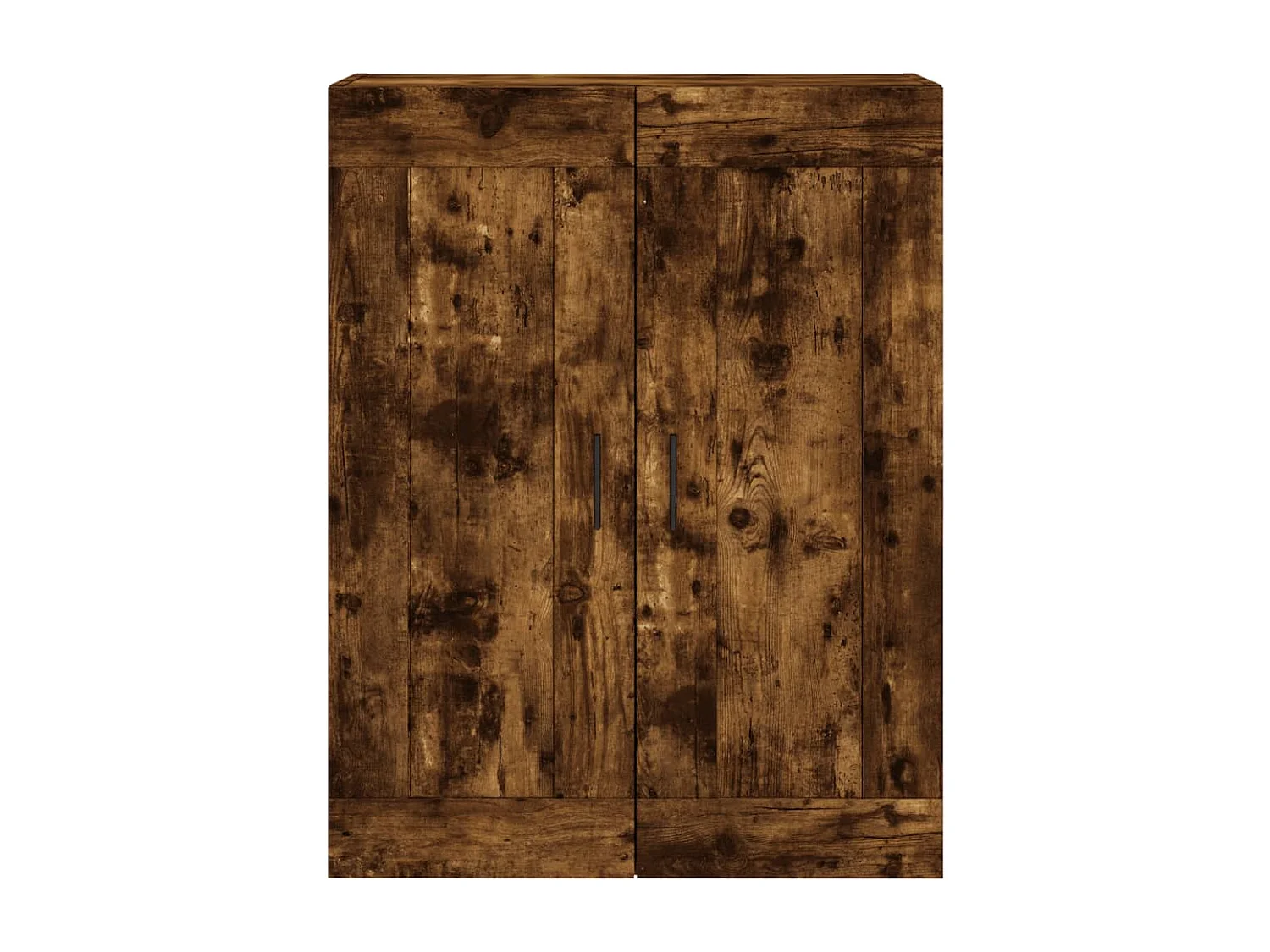 Buffet haut Chêne fumé 69,5x34x180 cm Bois d'ingénierie