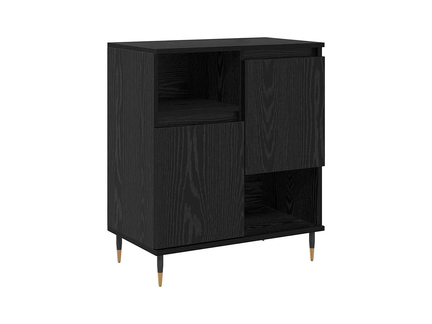 Buffets 3 pcs Chêne noir 180 x 35 x 70 cm Bois d'ingénierie