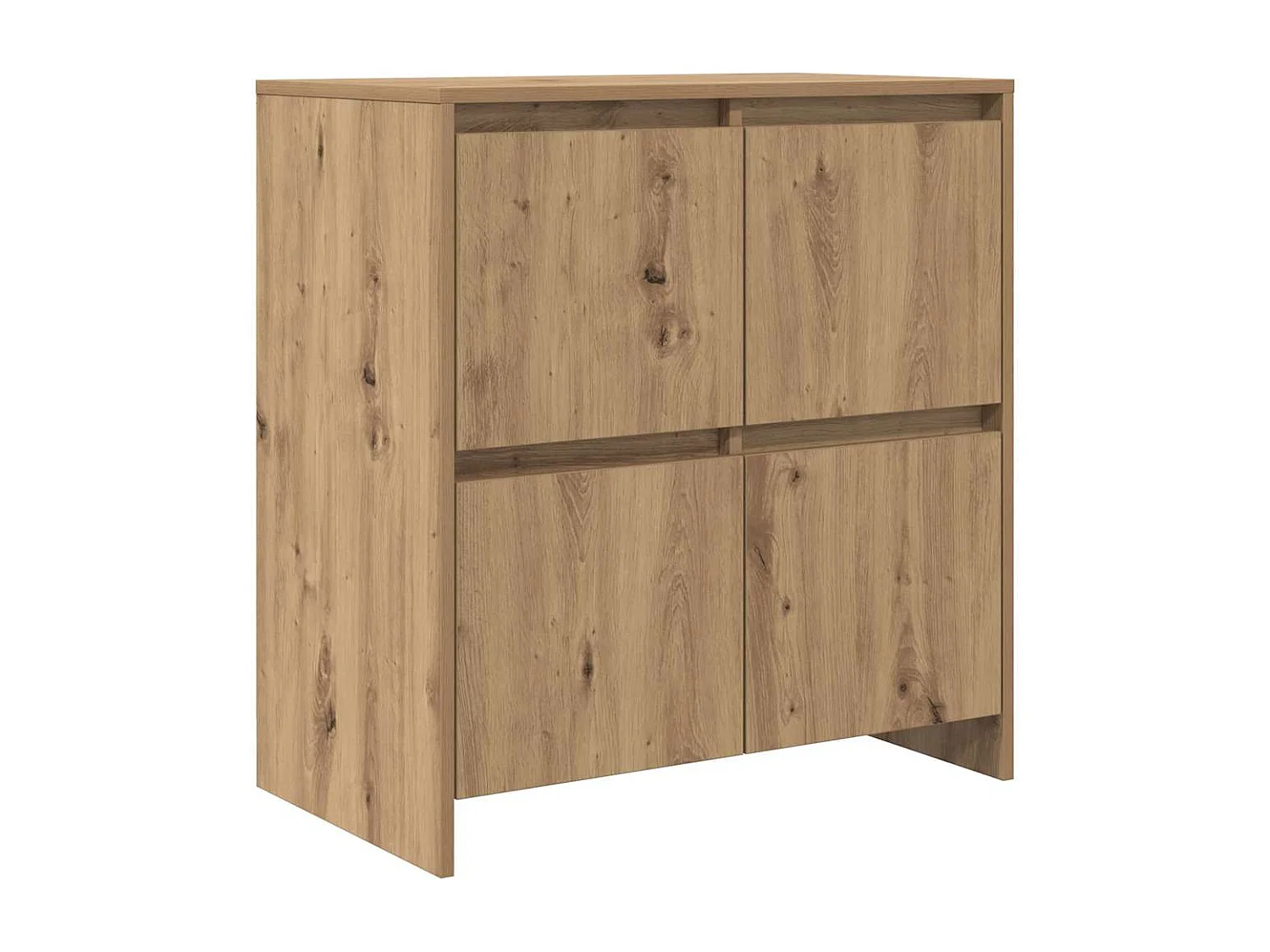 Sideboards 2 Stück handgefertigt Eiche 70 x 41 x 75 cm Holzwerkstoff