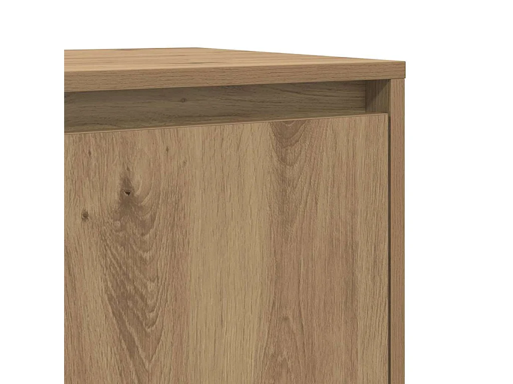 Sideboards 2 Stück handgefertigt Eiche 70 x 41 x 75 cm Holzwerkstoff